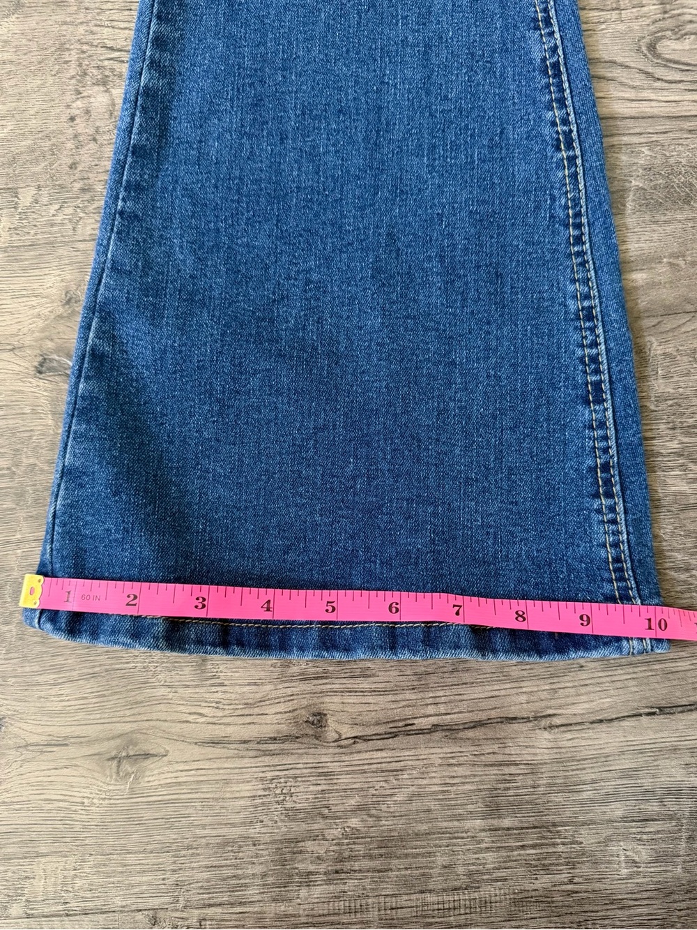 Rue21 Womens High Rise Flare Jeans Size 2 Medium Wash Stretch Y2K Streetwear - Picture 13 of 14